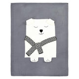 Air condition quilt rabbit Fox knitted Baby Cartoon Animal Blanket Sofa Stroller Covers Kids newborn Bedding Swaddle decke